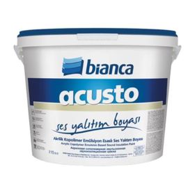 Bianca Beyaz 15 lt Boya Bianca Acusto Ses Yalıtım Boyası
