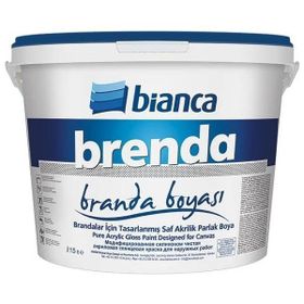 Bianca Brenda 0101 Beyaz 15 lt Branda Boyası
