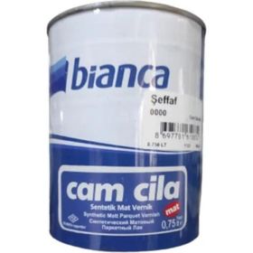 Bianca Cam Cila Sentetik Parlak Mat 0.75 lt Parke Verniği