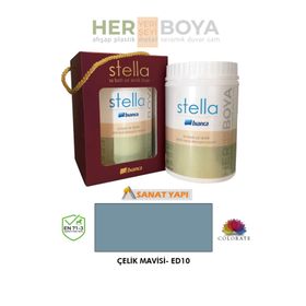 Bianca Çelik Mavisi 500 ML Stella Su Bazlı Saf Akrilik Boya