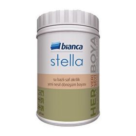 Bianca G077 1 Lt 2024 Colorate Stella Su Bazlı Saf Akrilik Boya