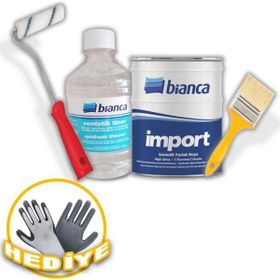 Bianca İmport 9005 Siyah 2.5 lt Sentetik Yağlı Boya Seti