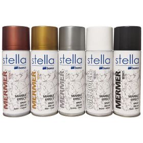 Bianca Mermer Efekt Beyaz 200 ml Stella Sprey Akrilik Boya