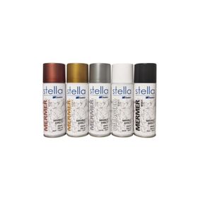 Bianca Mermer Efekt Siyah 200 ml Stella Sprey Akrilik Boya