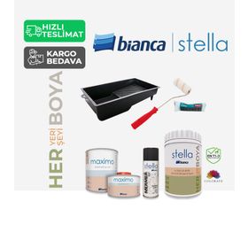 Bianca Stella 1 lt Beyaz 0101 Boya Seti