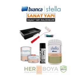 Bianca Stella 1 lt Beyaz 0101 Boya Seti