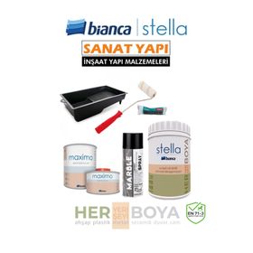 Bianca Stella 1 lt Beyaz 0101 Boya Seti