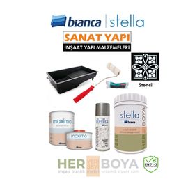 Bianca Stella 1 lt Beyaz 0101 Boya Seti
