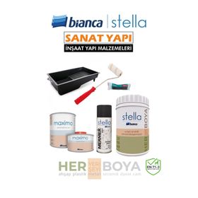 Bianca Stella 1 lt Beyaz 0101 Boya Seti