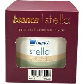 Bianca Stella Beyaz 0.5 LT Su Bazlı Saf Yeni Nesil Akrilik Dönüşüm Boyası