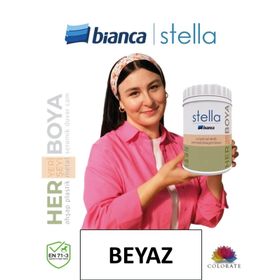Bianca Stella Beyaz 0.5 LT Su Bazlı Saf Yeni Nesil Akrilik Dönüşüm Boyası