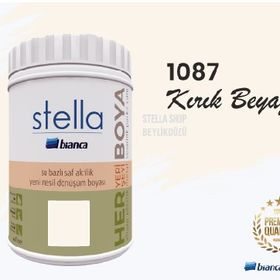 Bianca Stella Kırık Beyaz 0.5 L Su Bazlı Saf Akrilik Boya