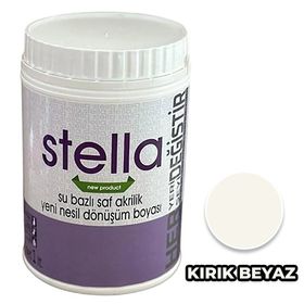 Bianca Stella Kırık Beyaz 1 L Su Bazlı Saf Yeni Nesil Akrilik Dönüşüm Boyası