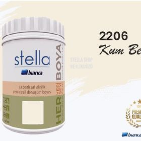 Bianca Stella Kum Beji 0.5 L Su Bazlı Saf Akrilik Boya