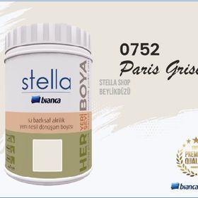 Bianca Stella Paris Grisi 1 L Su Bazlı Saf Yeni Nesil Akrilik Dönüşüm Boyası
