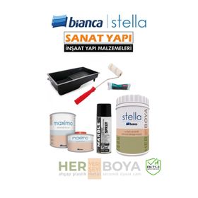 Bianca Stella Siyah 1 lt Boya Seti