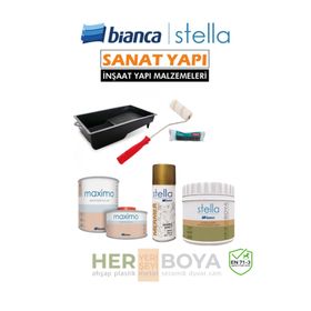 Bianca Stella Siyah 1 lt Boya Seti
