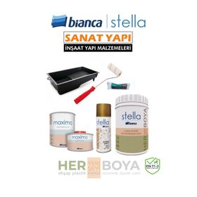 Bianca Stella Siyah 1 lt Boya Seti