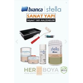 Bianca Stella Siyah 1 lt Boya Seti