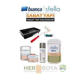 Bianca Stella Siyah 1 lt Boya Seti