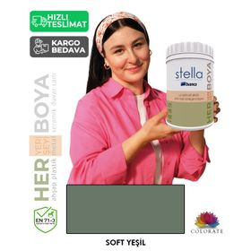 Bianca Stella Soft Yeşil 1 lt Su Bazlı Boya