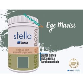 Bianca Stella Su Bazlı Saf 1 lt Ege Mavisi Akrilik Boya