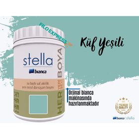 Bianca Stella Su Bazlı Saf 1 lt Küf Yeşili Akrilik Boya