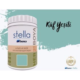 Bianca Stella Su Bazlı Saf 1 lt Küf Yeşili Akrilik Boya