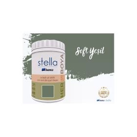 Bianca Stella Su Bazlı Saf 1 lt Soft Yeşil Akrilik Boya