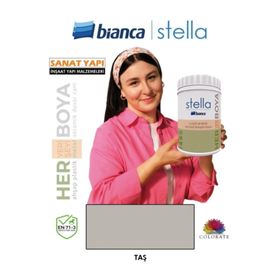Bianca Stella Su Bazlı Saf 1090 Taş 1 lt Akrilik Boya