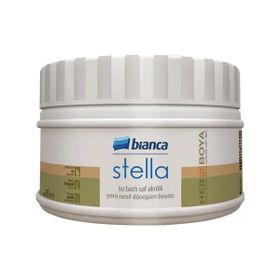 Bianca Stella Su Bazlı Saf Akrilik 0.25 lt Açık Ceviz Ahşap Boyası
