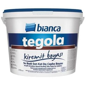 Bianca Tegola Kırmızı 15 lt Kiremit Boya