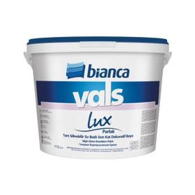 Bianca Vals Lüx Beyaz Su Bazlı Ahşap Ve Metal 2,50 lt Boya