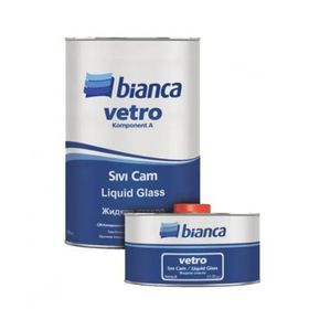 Bianca Vetro Sıvı Cam Şeffaf Ve Parlak Su İzolasyon Liquid Glass 4 kg Boya