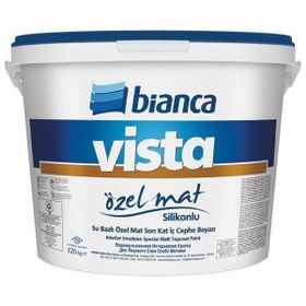 Bianca Vista 1087 Kırık Beyaz 20 kg Silikonlu Özel Mat İç Cephe Boyası