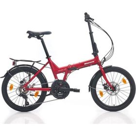 Bianchi Adhoc 380H MD 20 Jant 21 Vites Tourney Red White Katlanır Bisiklet