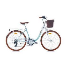 Bianchi Carmen 21 Vites 24 inç Beyaz Turkuaz Kahverengi Kadın Bisiklet