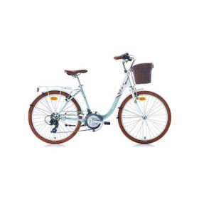 Bianchi Carmen 24J Beyaz Turkuaz Kahverengi Şehir Bisikleti
