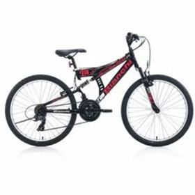 Bianchi Junior Siyah Kırmızı V Fren 21 Vites 24 Jant Dağ Bisikleti