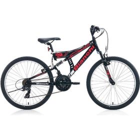 Bianchi Junior V 24 Jant 21 Vites Siyah Kırmızı Beyaz Erkek Dağ Bisikleti