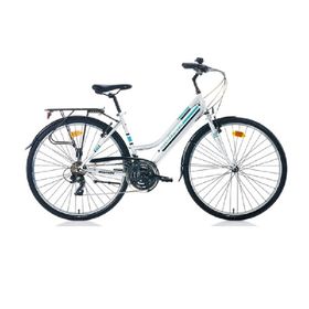 Bianchi Strada 105 28 inç 460H 28 Jant Gri Siyah Turkuaz Kadın Şehir Bisikleti
