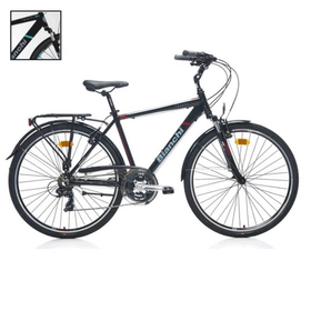 Bianchi Travel 506 28 inç 21 Vites 480H Mat Siyah-Bej-Gri Şehir Bisikleti
