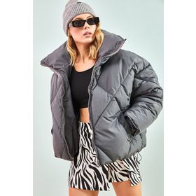 Bianco Lucci 10191065 Oversize Şişme Kadın Mont
