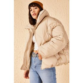 Bianco Lucci 10191065 Oversize Şişme Kadın Mont