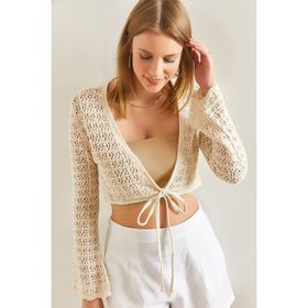 Bianco Lucci 40831044 Ajurlu Bolero Kadın Bluz