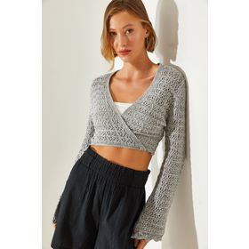 Bianco Lucci 40831044 Ajurlu Bolero Kadın Bluz