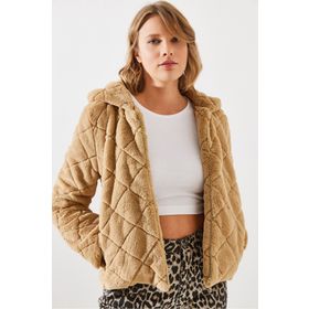 Bianco Lucci 40961007 Kapişonlu Kapitoneli Kadın Mont