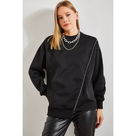 Bianco Lucci 40971007 Üç İplik Şardonlu Kadın Sweatshirt