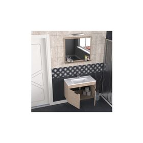 Biani Arya 85 CM Latte Banyo Dolabı