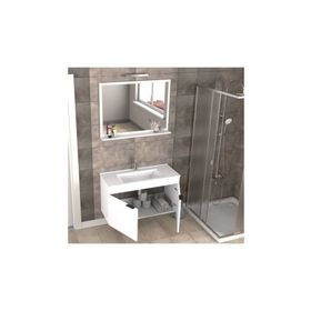 Biani Arya Mat Beyaz 100 CM Banyo Dolabı